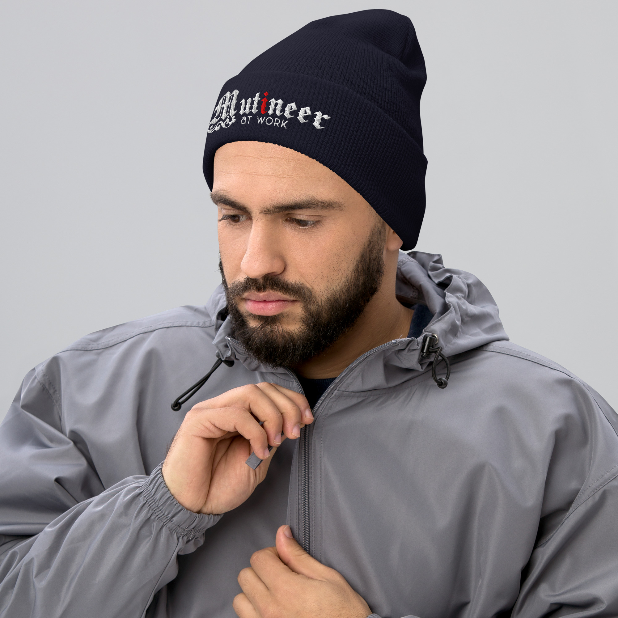 Mutineer Embroidered Beanie - Image 8