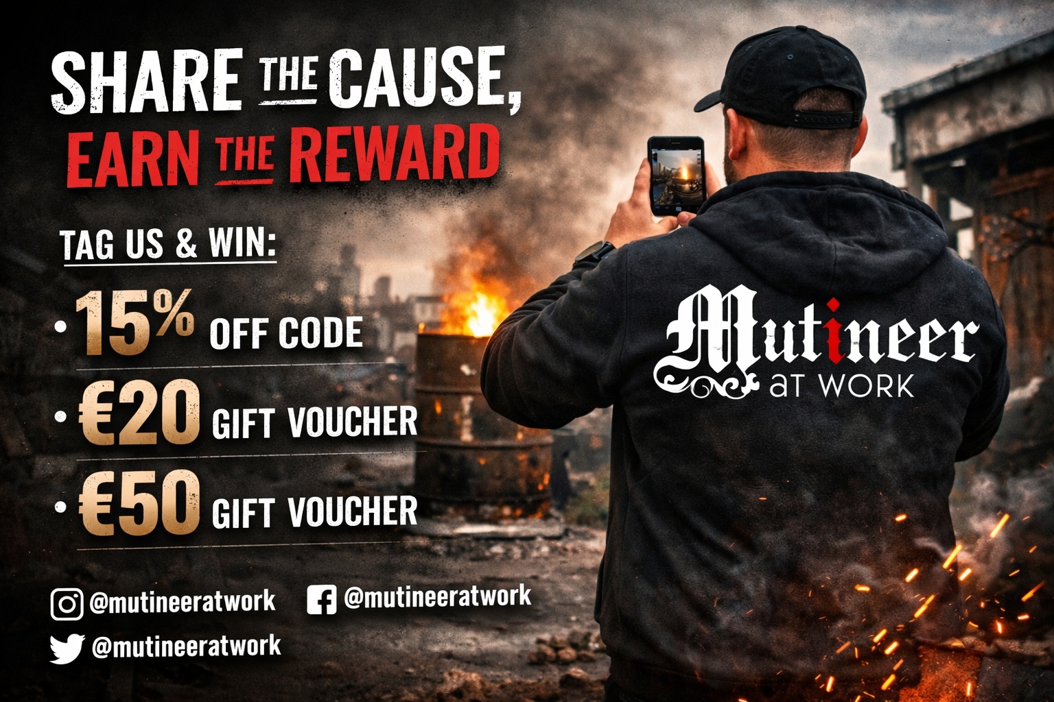 Share the cause. Earn the reward.