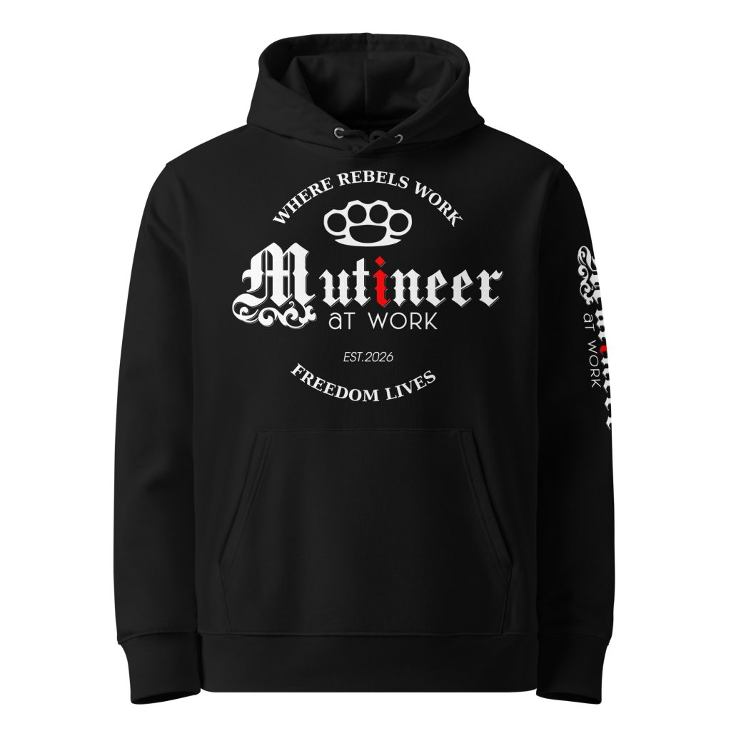 Where Rebels Work, Freedom Lives - Premium Hoodie