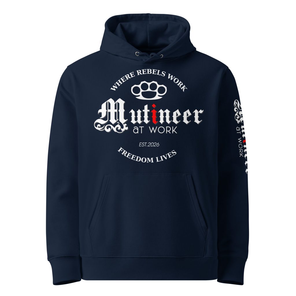 Where Rebels Work, Freedom Lives - Premium Hoodie