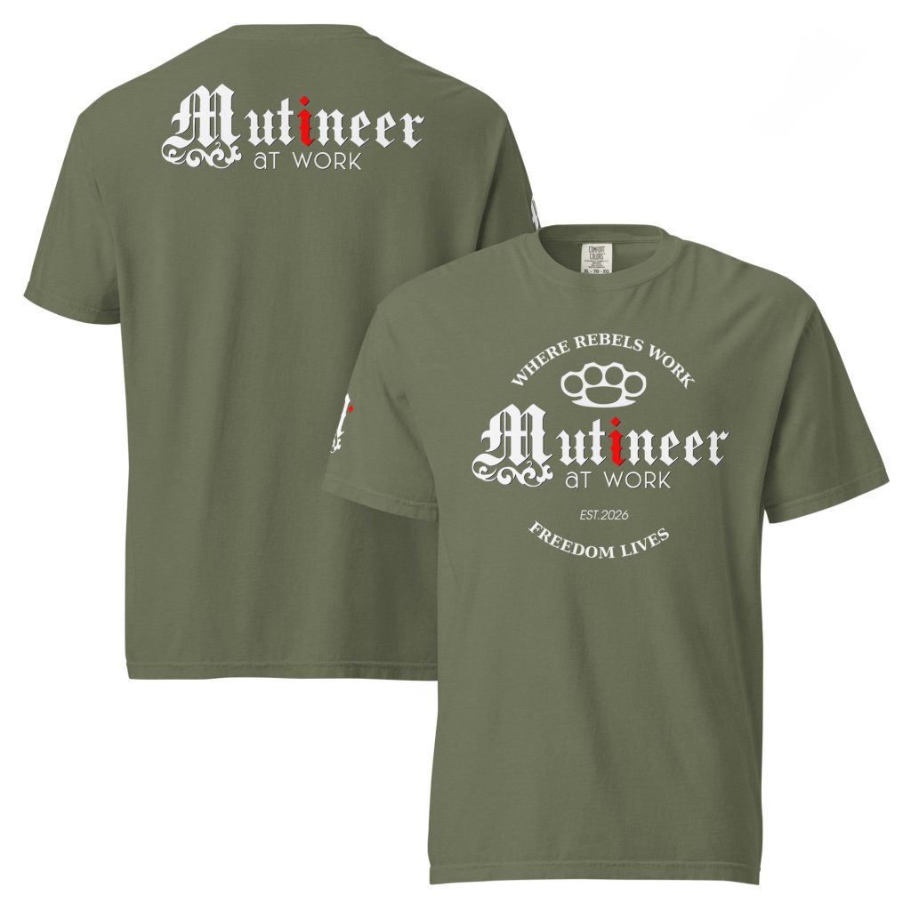 Where Rebels Work, Freedom Lives - Heavy Duty Tee